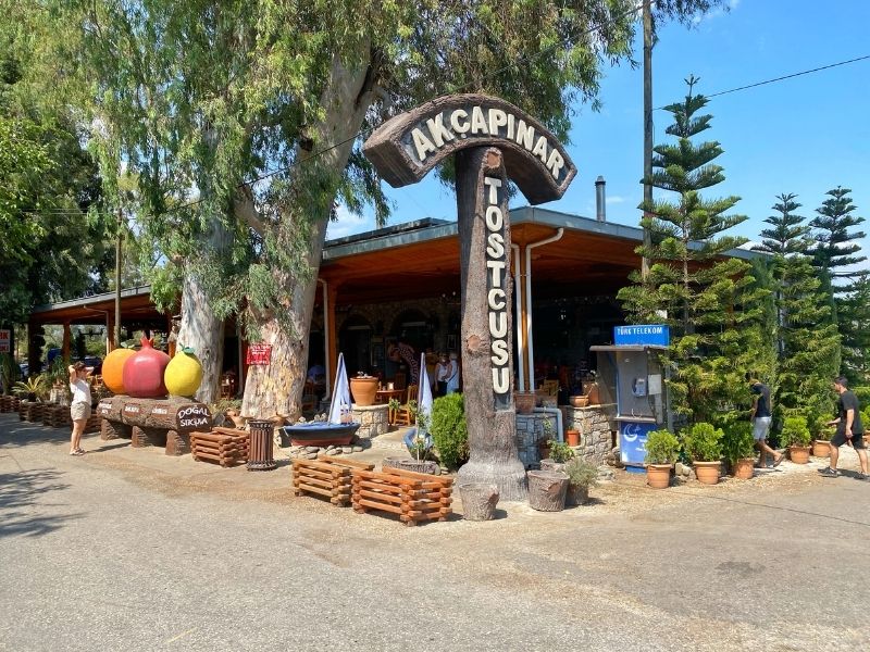 Muğla Ula’da Akçapınar Tostçusu dış görünümü