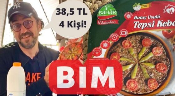 BİM'DEN MENÜ YAPTIK