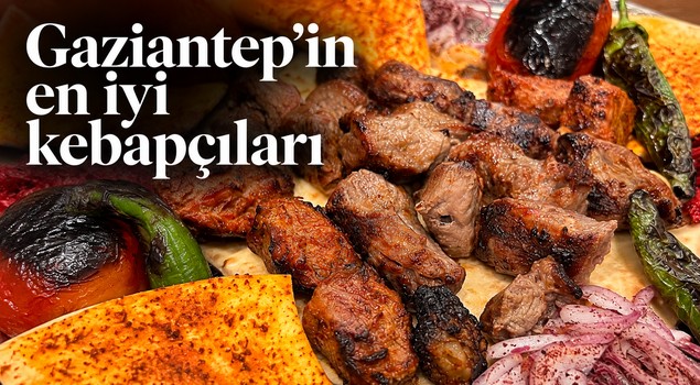 Gaziantep’in en iyi kebapçıları başlıklı, kebap tabağı görselli kapak