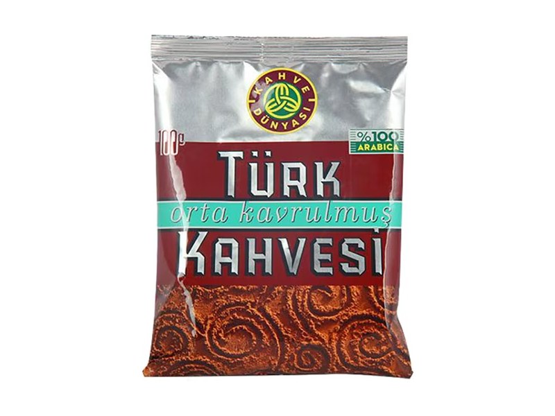 Kahve Dünyası Orta Kavrulmuş Türk Kahvesi 100 gram paketi