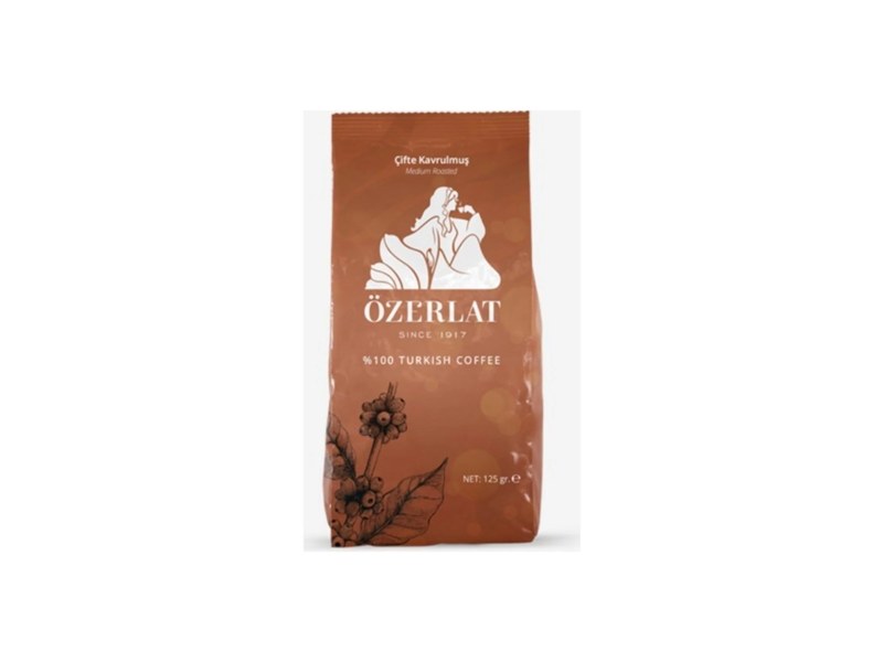 Özerlat Çifte Kavrulmuş Türk Kahvesi 125 gram paketi