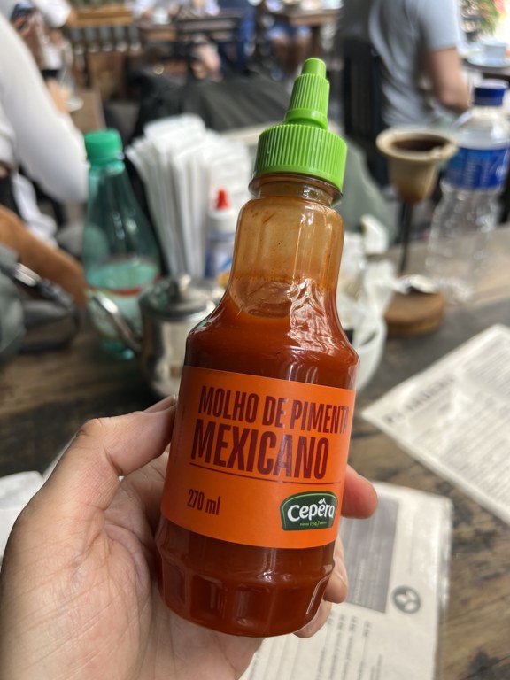 Sandviçe eklediğimiz Cepêra Molho de Pimenta Mexicano acı sos