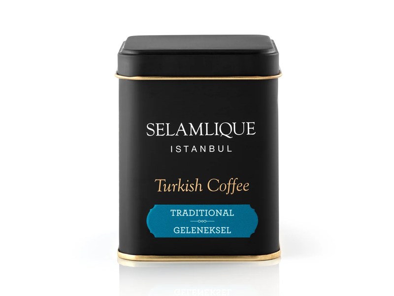 Selamlique Geleneksel Türk Kahvesi teneke kutusu