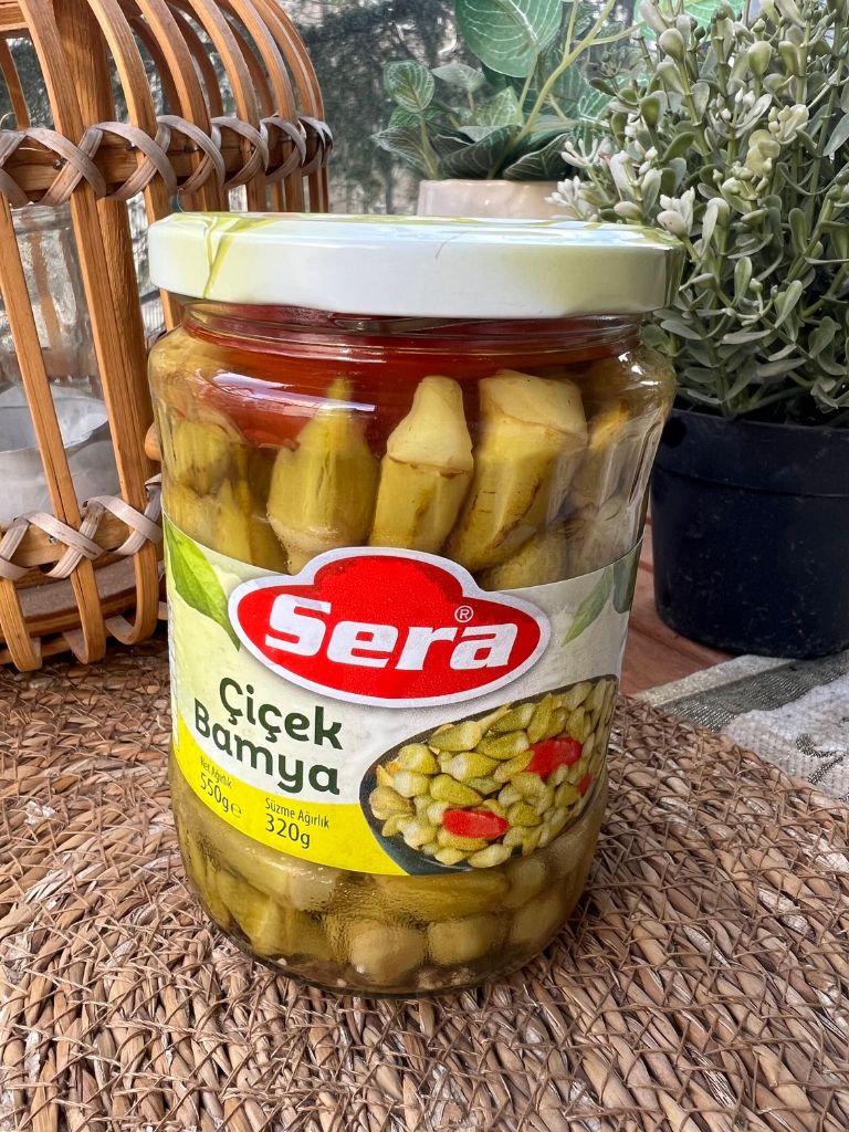 Sera Gıda Çiçek Bamya kavanoz ürünü