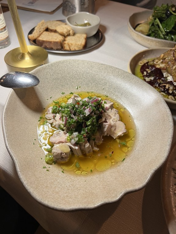 Son Lokanta dana beyin söğüş ve chimichurri sos
